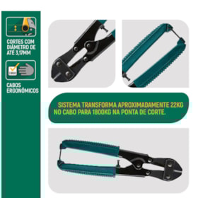 Tesoura Corta Cabos e Vergalhões 8