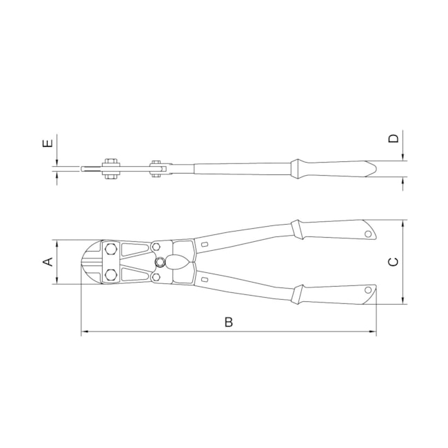 Tesoura Corta Vergalhão 42