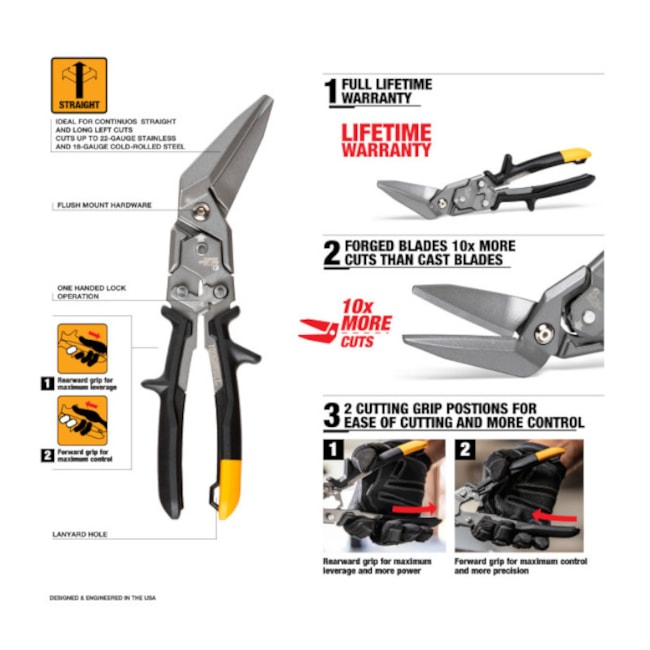 Tesoura de Chapa Tipo Aviação Largo e Reto TB-H4-60-SOL TOUGHBUILT-0db9c150-08e9-438a-a89b-de7726540170