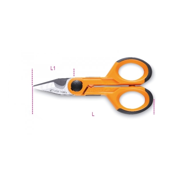 Tesoura Eletricista 150mm Terminais de Tubos 1128FX BETA-662d6362-9a57-491f-98d8-a94b14893cbc