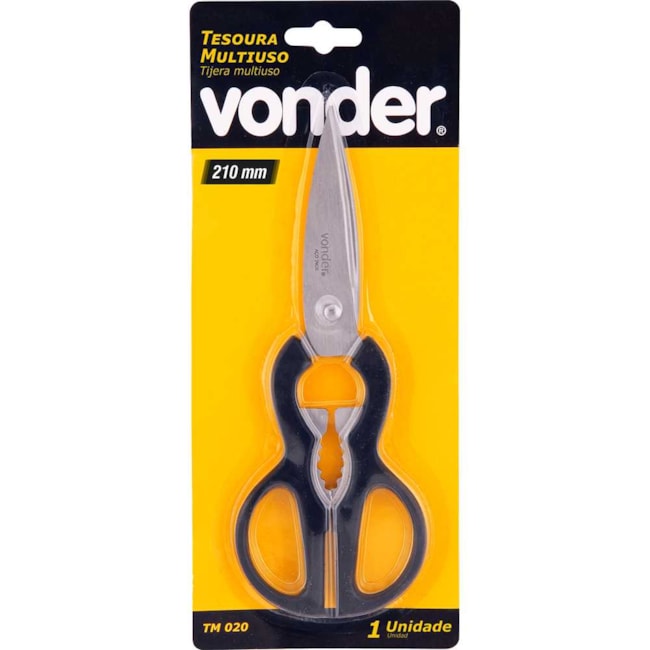 Tesoura Multiuso com Cabo Plástico TM 020 3085901900 VONDER-f32aa391-51a8-4158-94f5-32127b450004
