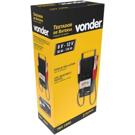 Testador de Baterias Automotivas 6/12V TBV 1000 6845100000 VONDER-3aa1d24c-a107-448a-bda7-89bd6ae53d69