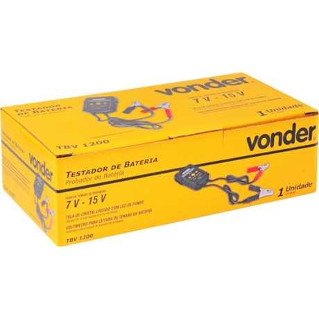 Testador de Baterias Automotivas 7/15V TBV 1200 6845120000 VONDER-e4313627-65ad-4c11-bcc4-b03b52e05c19