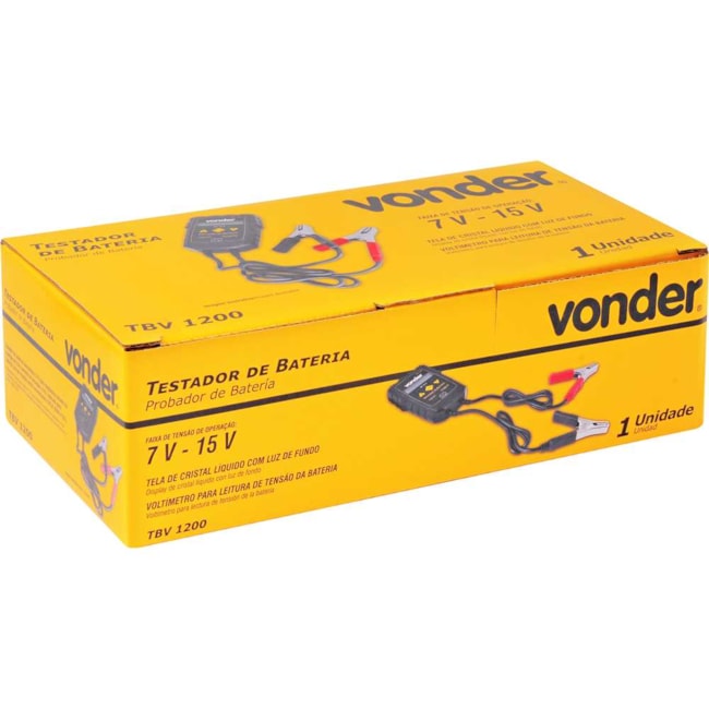 Testador de Baterias Automotivas 7/15V TBV 1200 6845120000 VONDER-8ffcd5a4-e04d-4055-a38a-4e510d2a4ac5