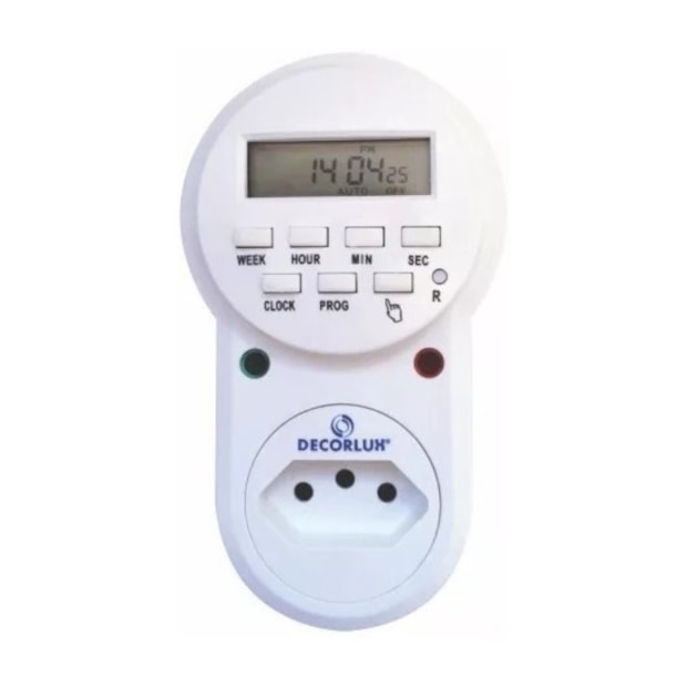 Timer Temporizador Digital para Tomada 10A Bivolt 20 Programações TE2163 DECORLUX-f7ec3a18-195f-401e-9ad4-d95c037b5df8