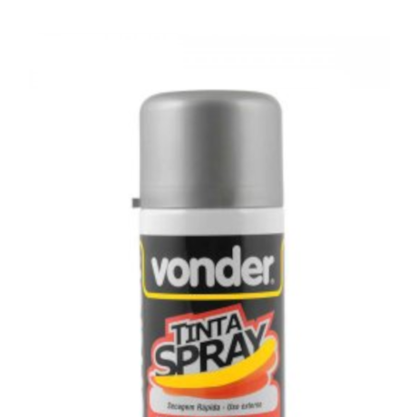 Tinta em Spray Alumínio Alta Temperatura c/ 200ML 6250200140 VONDER-16aec7e6-2d84-456e-b3fa-f16a31bfc799
