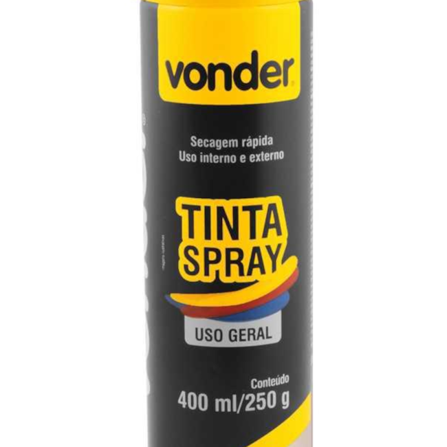Tinta em Spray Amarela com 400ML 6250400001 VONDER-507104d5-6018-4aa4-9ddd-d7722a5d5253