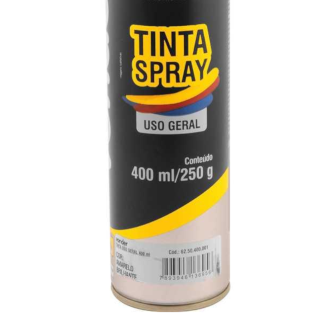 Tinta em Spray Amarela com 400ML 6250400001 VONDER-a1775193-c8e9-41ba-86ed-8e77df9ef602