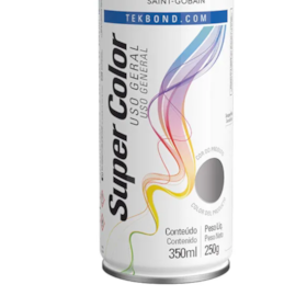 Tinta em Spray Grafite Uso Geral com 350ML 23121006900 TEKBOND