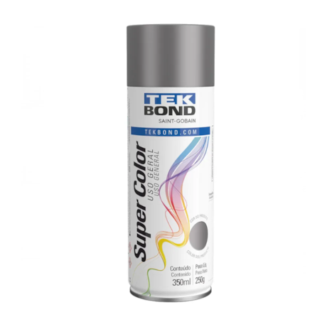 Tinta em Spray Grafite Uso Geral com 350ML 23121006900 TEKBOND-7a0a72d3-a036-4328-a783-4ed3e4dd5282