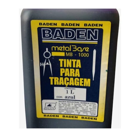 Tinta para Traçagem Azul 1 Litro MB-1000 BADEN-77484c52-adba-471f-a222-6dbfdf9367b7