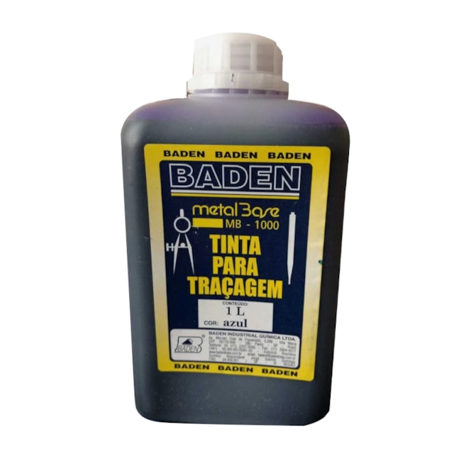 Tinta para Traçagem Azul 1 Litro MB-1000 BADEN-3edcbb84-2d1a-4892-a359-18337edb1954
