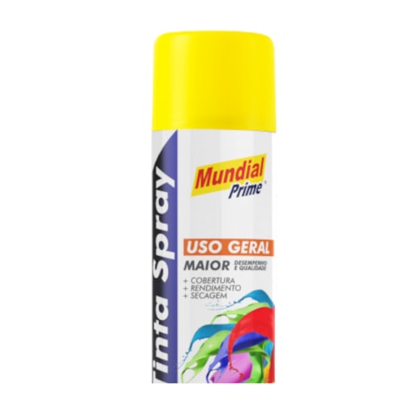 Tinta Spray Amarelo Brilhante 400ml AE01000086 MUNDIAL PRIME-bb315489-8102-4b1a-9341-ebfa50370952