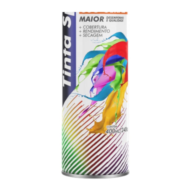 Tinta Spray Amarelo Brilhante 400ml AE01000086 MUNDIAL PRIME-9125d8d5-f09a-4f80-9772-e4d01572c380