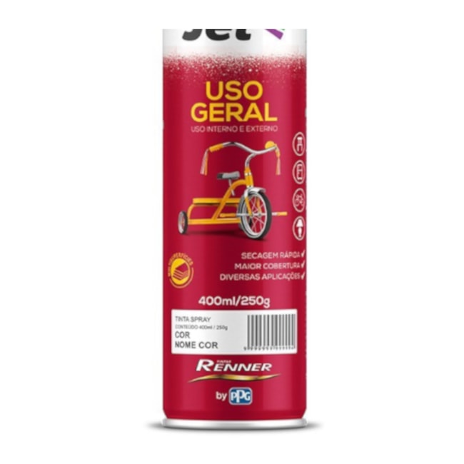 Tinta Spray Cinza Claro 400ml 1611.80 RENNER-f93311c6-06aa-40a8-904d-f7226deb4032