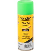 Tinta Spray Luminosa Verde 200ml 6250200182 VONDER