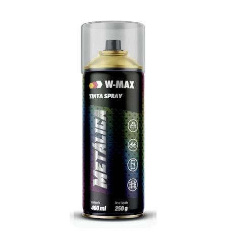 Tinta Spray Metálica Alumínio Roda 400ml 5986114002 W-MAX-1bc11509-059d-46d2-a2a2-c7746e5aaec9
