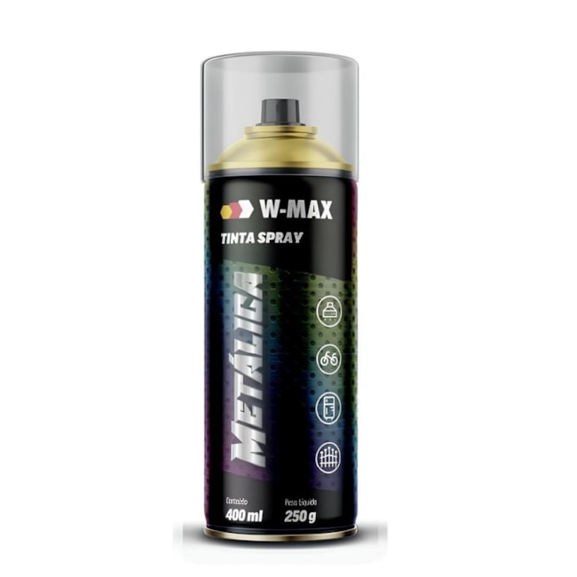 Tinta Spray Metálica Alumínio Roda 400ml 5986114002 W-MAX-26c0313e-cedd-435a-b12c-1e53a2d34b0a
