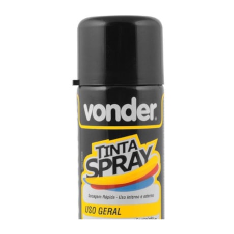 Tinta Spray Preto Brilhante 200ml 6250200071 VONDER-1881b19f-70fd-4b16-9a8c-347faa8b0578