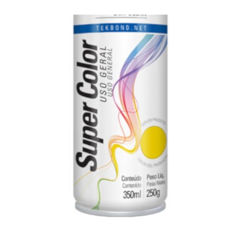 Tinta Spray Super Color Amarelo Brilhante 350ml 23061006900 TEKBOND
-ff2e4614-6f07-4fa0-a3f5-dd924ba2296b
