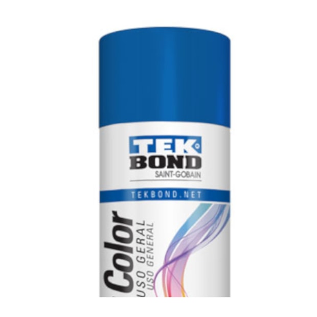 Tinta Spray Super Color Azul Brilhante 350ml 23081006900 TEKBOND-ed80da70-9836-4006-8bde-feb26881a8ff