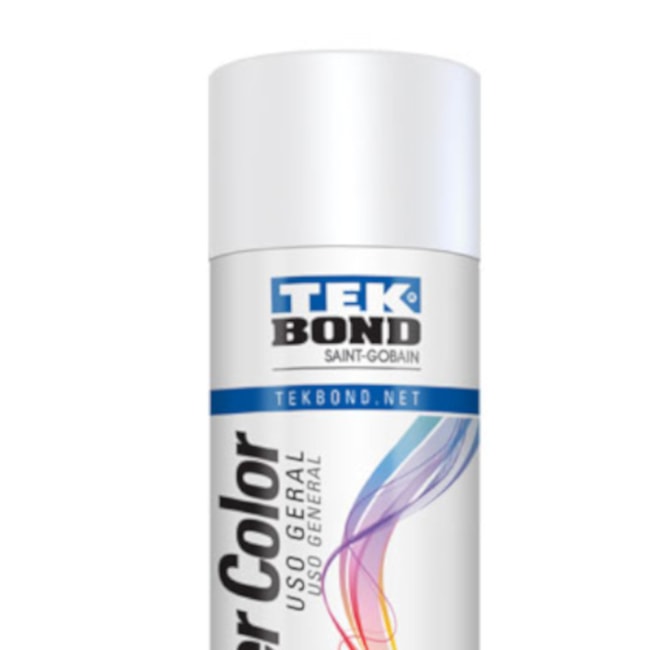 Tinta Spray Super Color Branco Fosco 350ml 23101006900 TEKBOND-b0cb30f6-6e31-4fdd-8b5b-d3cfc8a6e33e
