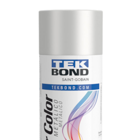 Tinta Spray Super Color Cromado Metálico com 350ml 23281006900 TEKBOND