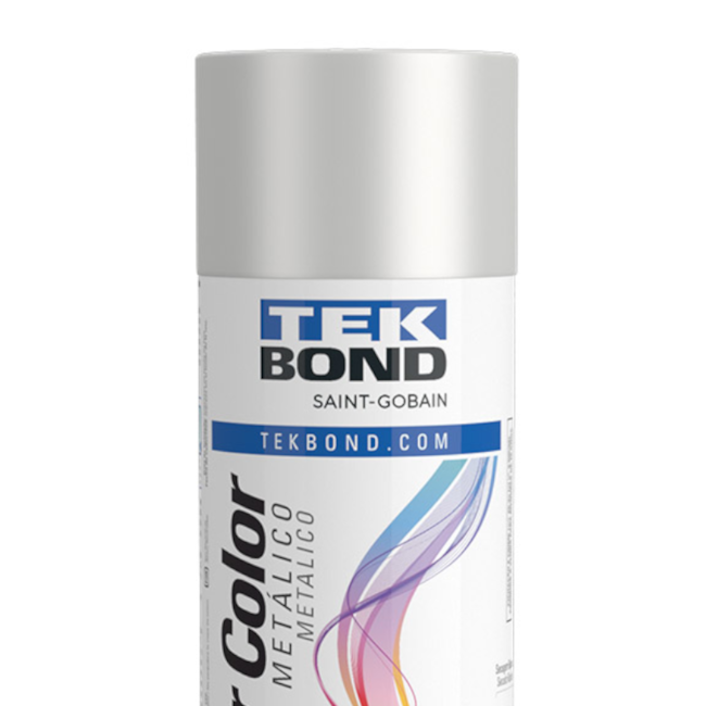 Tinta Spray Super Color Cromado Metálico com 350ml 23281006900 TEKBOND-0b788998-c01d-4838-a7c6-651b0a69e6ff