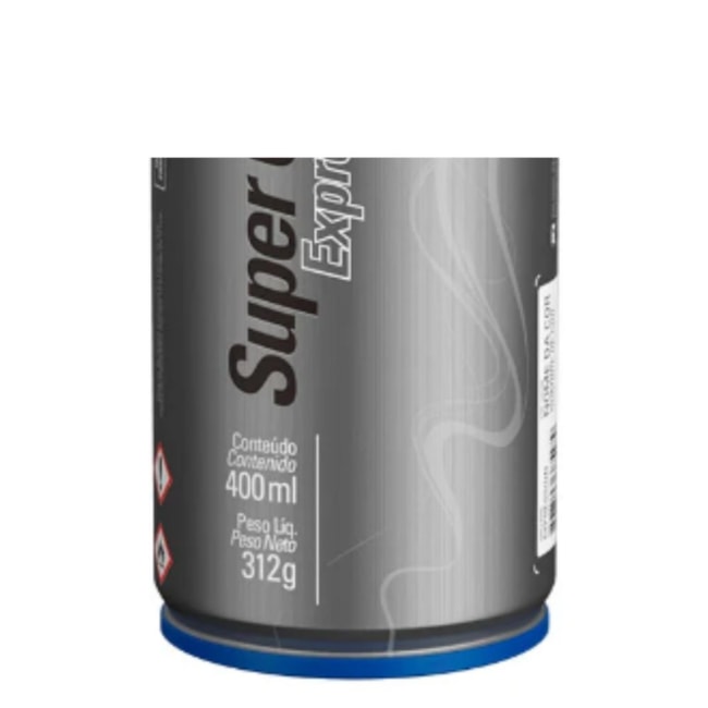 Tinta Spray Super Color Expression Street Art Cinza Petróleo 400ml 25741007000 TEKBOND-40226f44-bca4-4811-8492-77718fd2cf25