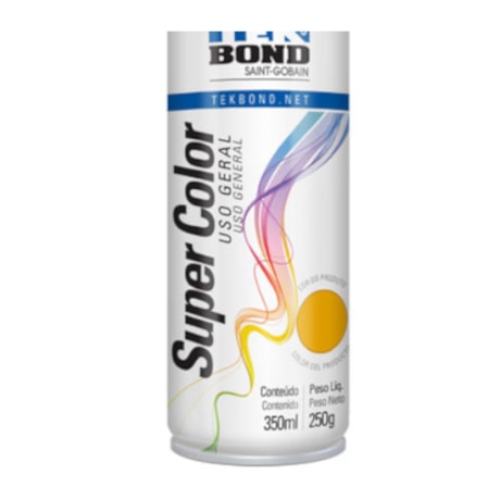 Tinta Spray Super Color Laranja Brilhante 350ml 23131006900 TEKBOND-546af311-0085-4b1b-bfca-558d786a94fb