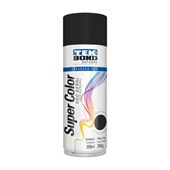 Tinta Spray Super Color Preto Fosco 350ml 23001006900 TEKBOND