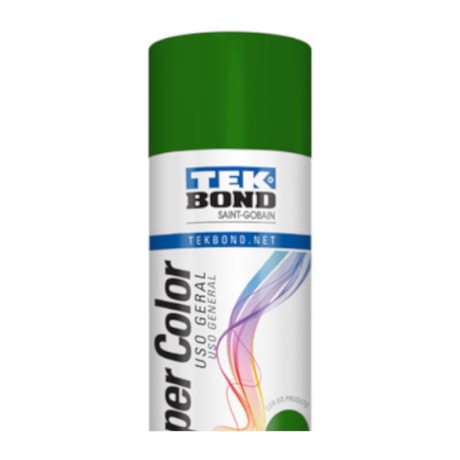 Tinta Spray Super Color Verde Brilhante 350ml 23161006900 TEKBOND-73bbfd79-b302-4d1c-b767-493b64808f09