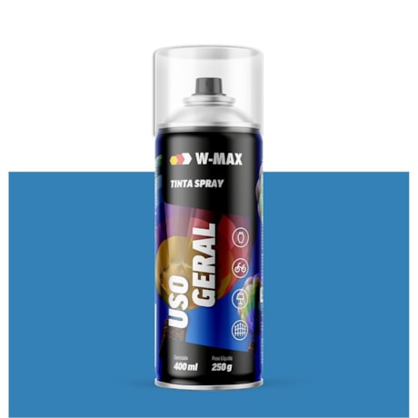 Tinta Spray Uso Geral Azul Claro 400ml 5986114004 W-MAX WURTH