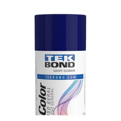 Tinta Spray Uso Geral Azul Escuro 350ML 250G 23091006900 TEKBOND-5b21e809-2ce3-47ab-b6b5-850383718147