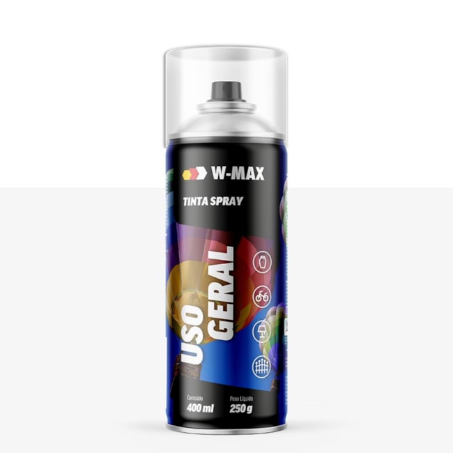 Tinta Spray Uso Geral Branco Fosco 400ml 5986114007 W-MAX WURTH-e94b9c18-68d7-4709-ae2d-93c096553a1b