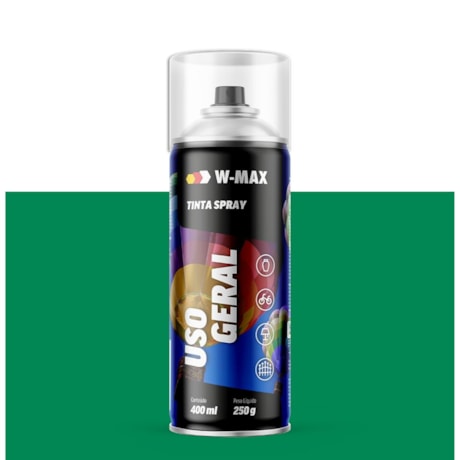 Tinta Spray Uso Geral Verde Claro 400ml 5986114016 W-MAX WURTH