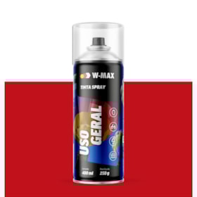 Tinta Spray Uso Geral Vermelho 400ml 5986114018 W-MAX WURTH