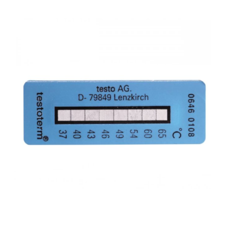 Tira Adesiva de Medição Testoterm +37 a +65 ºC Tiras Adesivas com 10 Unidades 0646 0108 TESTO-3e56af30-9320-4bb1-bcb3-c98b1da6cce9