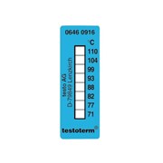 Tira Adesiva de Medição Testoterm +71 °C a +110 °C Tiras Adesivas com 10 Unidades 0646 0916 TESTO