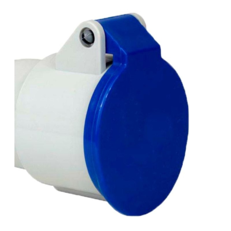 Tomada Acoplamento Industrial Azul 2P+T 16A 250V IP44 N3056-NEWKON