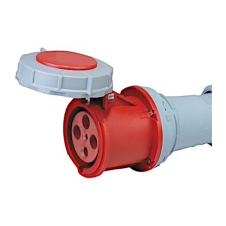 Tomada Acoplamento Industrial Vermelho 2P+T 125A 380/440V IP67 CIW-125P3H9E53 WEG-1612c5f0-7be3-4202-beff-a22394e4eab6