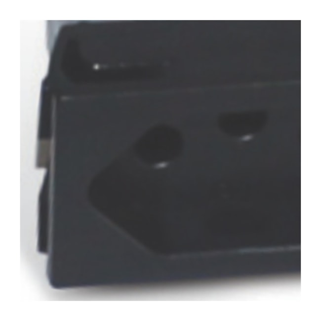 Tomada de Painel com Borne Preto 2P+T 20A 250V IP20 S8621 STECK-6eee4797-2fee-41b3-ac75-b13851d6f761