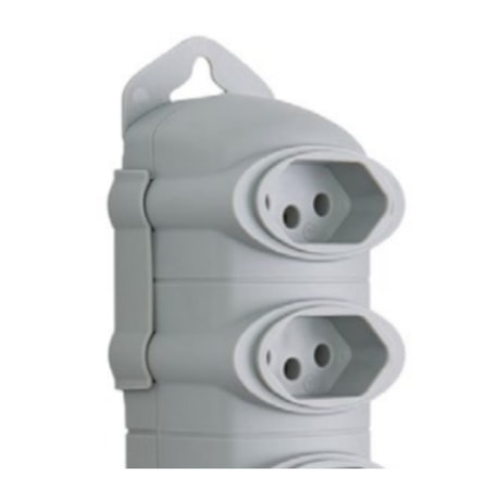 Tomada em Barra Demontável Cinza 2P+T 3 Postos 20A DN1728 DANEVA-cdb734ff-c43e-485b-a6c9-31c1a90f72e3