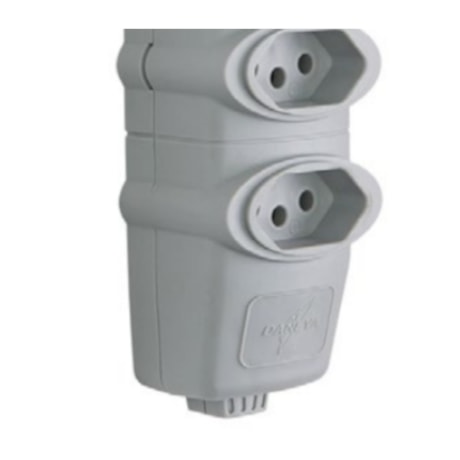 Tomada em Barra Demontável Cinza 2P+T 3 Postos 20A DN1728 DANEVA-48be3ed1-47c3-4b17-b1be-13e6a0a304a7