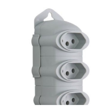 Tomada em Barra Demontável Cinza 2P+T 4 Postos 20A DN1730 DANEVA-a83a2c71-c17e-47ee-85d7-c3ec09ed392a