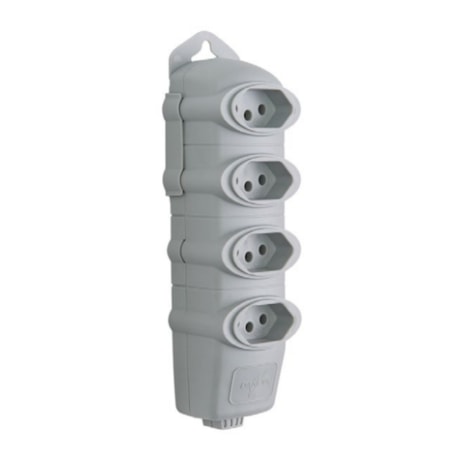 Tomada em Barra Demontável Cinza 2P+T 4 Postos 20A DN1730 DANEVA-04549332-f76d-4913-a405-50116c3da2ef