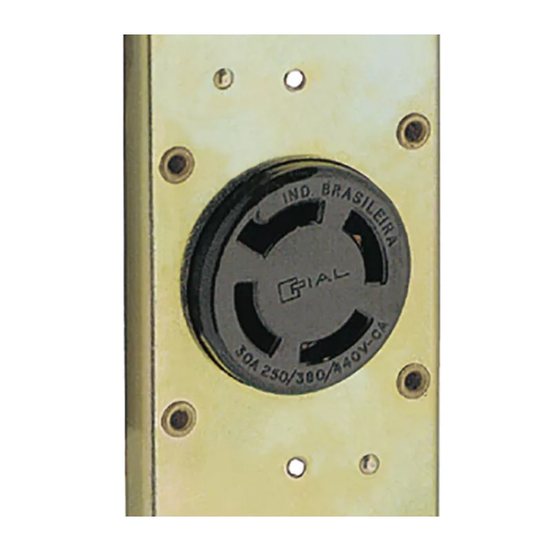 Tomada Industrial de Embutir com Trava 3P+T 30A 440V 56403 PIAL