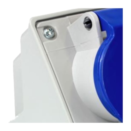 Tomada Industrial de Sobrepor com tampa Azul 3P+T 32A 250V IP44 N4209-NEWKON STECK-0201e4e4-3c05-4af3-b447-21fed0d9cb30