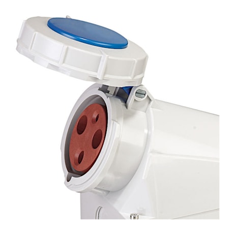 Tomada Industrial de Sobrepor Vermelho com Tampa 2P+T 9H 380/440V IP67 TSW-125P3H9E53 WEG-060219b4-b176-4e77-b768-700b775a9e70