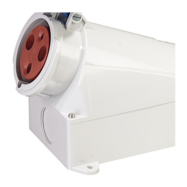 Tomada Industrial de Sobrepor Vermelho com Tampa 2P+T 9H 380/440V IP67 TSW-125P3H9E53 WEG-57ba6bc6-adf6-44b5-a6c7-99461015596e